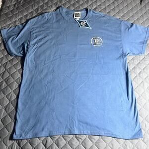 NWT Old Guys Rule T-Shirt XL Blue Golf Graphic Iron Man Short Sleeve 100% Cotton